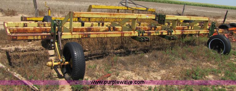 image for item 3428 Roll-a cone 21' triple tool bar with guage wheels