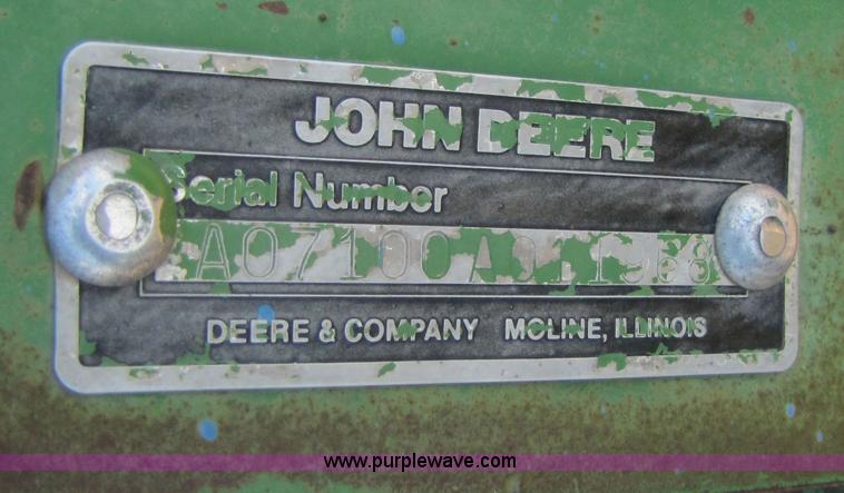 image for item 3431 John Deere components assembled to generate row crop cultivator