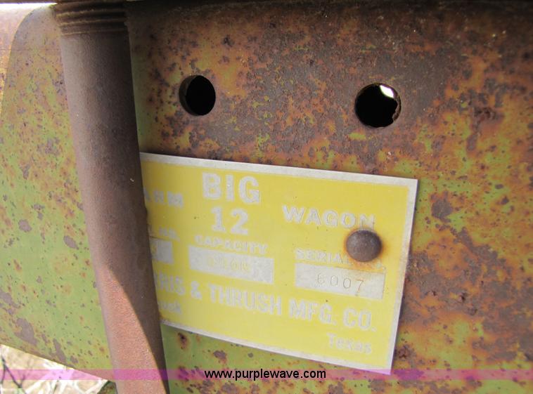 image for item 3434 Big 12 Farm Wagon equipment trailer