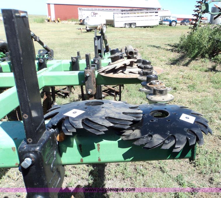 image for item 3436 Bigham Brothers 12-row strip-til plow with rear lift assist wheel assembly