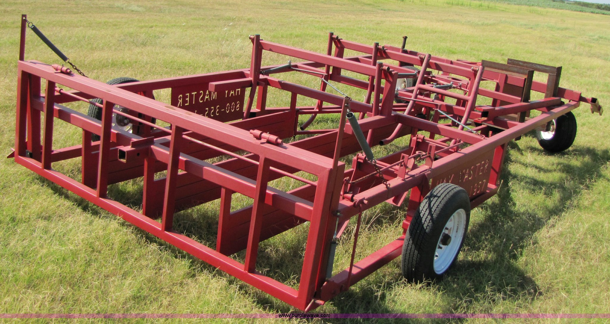 Haymaster eight bale accumulator in Guthrie, OK Item 1016 sold