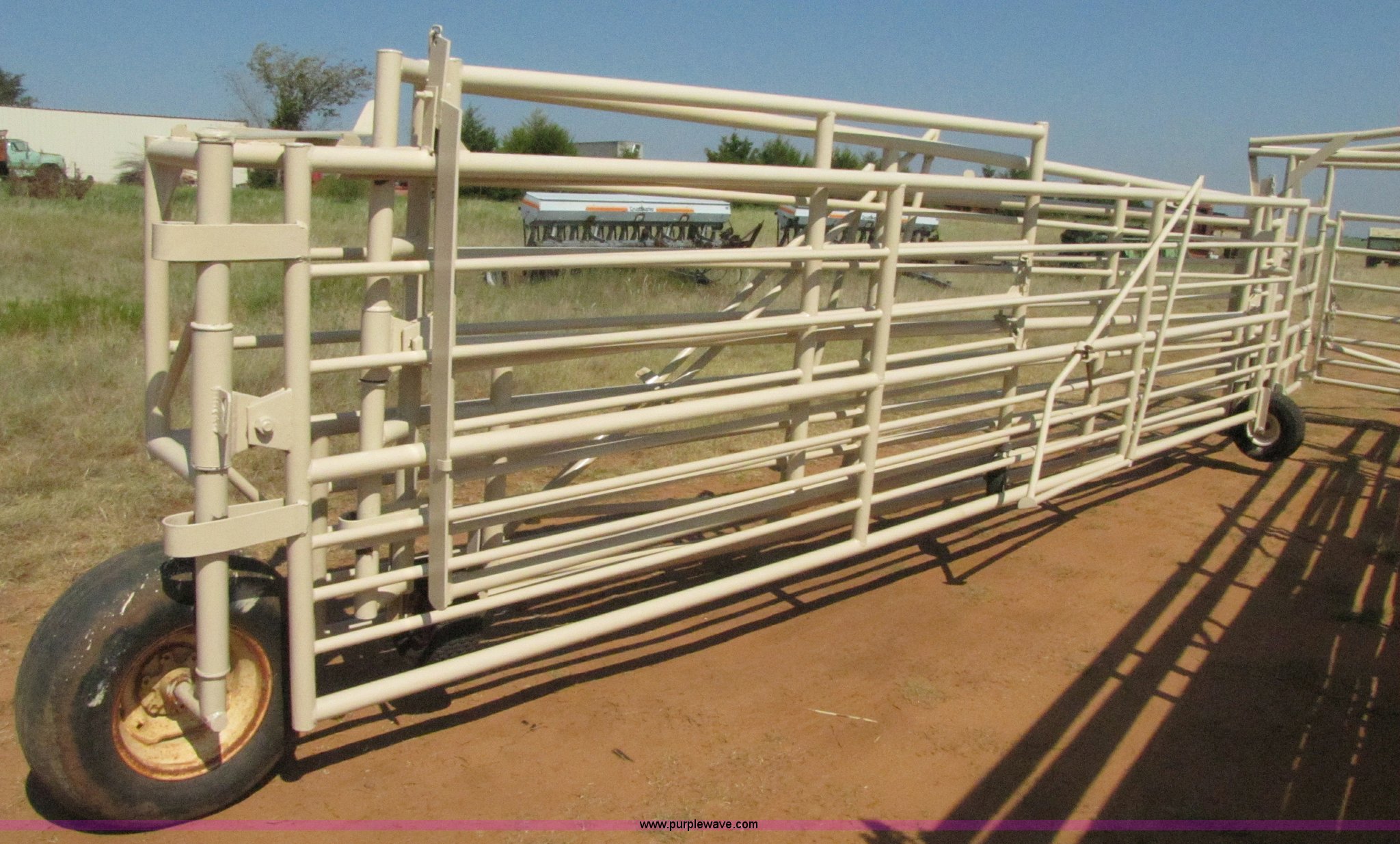 Wilson portable corral system in Guthrie, OK Item 3073 sold Purple Wave