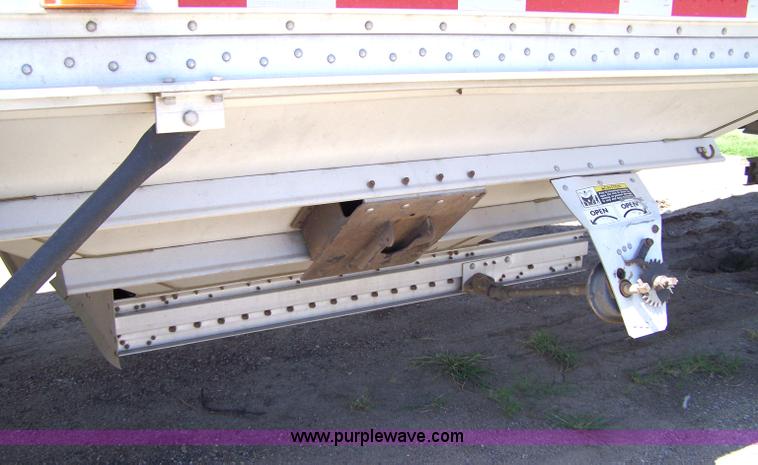 image for item 1000 2007 Wilson 50' x 102" spread-axle grain trailer with 78" sides