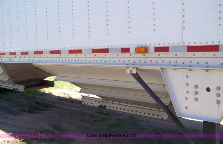 image for item 1000 2007 Wilson 50' x 102" spread-axle grain trailer with 78" sides