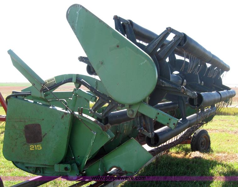 image for item 2677 John Deere 215 platform header