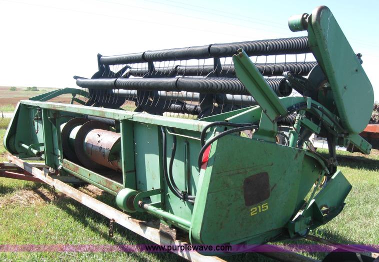 image for item 2677 John Deere 215 platform header