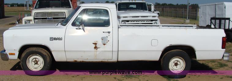 image for item 2593 1989 Dodge Ram 100