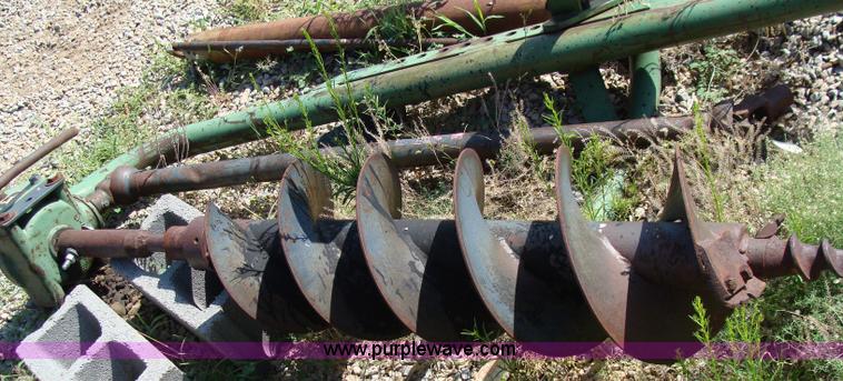 image for item 2602 John Deere three point posthole digger with 12"W bit