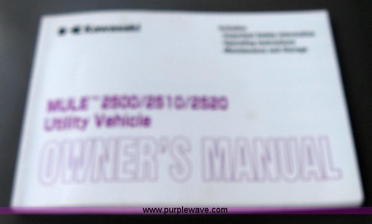 image for item 2712 1998 Kawasaki Mule 2500