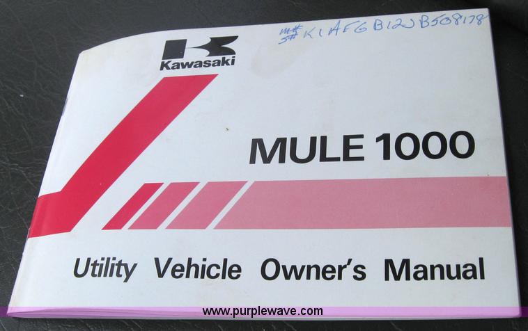 image for item 2713 Kawasaki Mule 1000