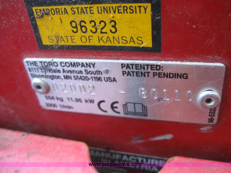 image for item 2719 Toro Ground Pro 2000 reel mower