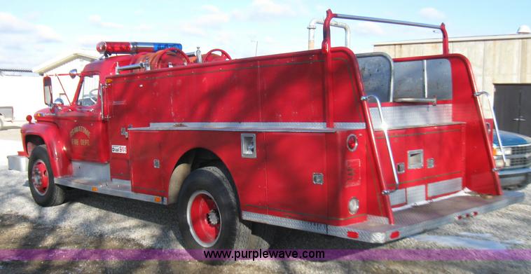 image for item 5450 1969 Ford Super Duty fire truck