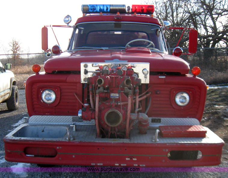 image for item 5450 1969 Ford Super Duty fire truck