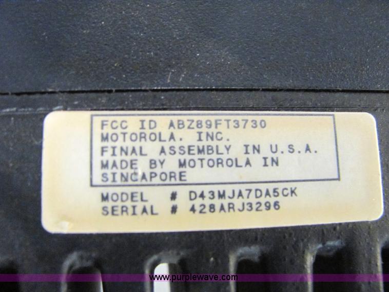 image for item 6789 Motorola Maxtrac radio