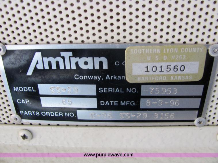 image for item 6815 1996 American Transportation Corp 3800 65-passenger bus