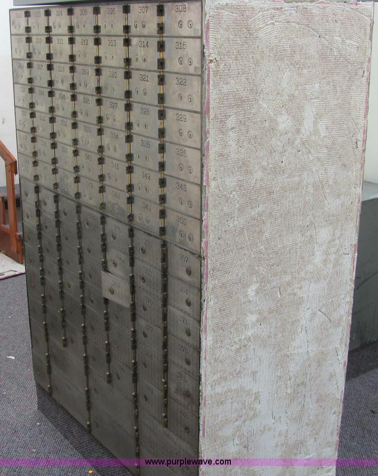 image for item 6828 (11) safety deposit box cabinets