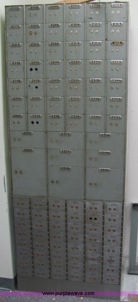 image for item 6828 (11) safety deposit box cabinets