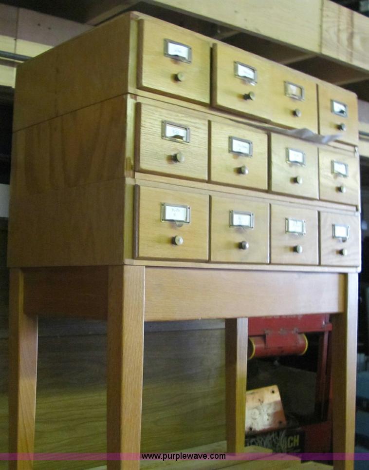 image for item 6856 (17) card catalog units