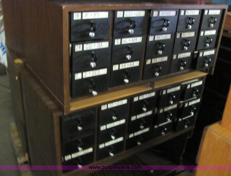 image for item 6856 (17) card catalog units