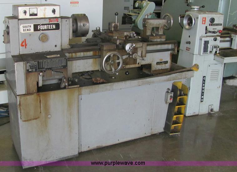image for item 6885 Southbend fourteen metal lathe