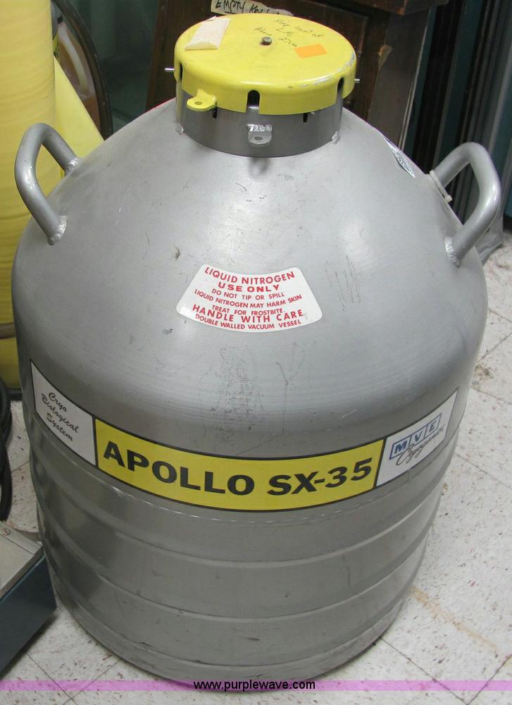 image for item 6922 (2) Apollo SX-35 liquid nitrogen tank
