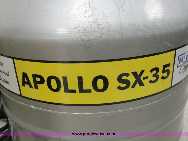 image for item 6922 (2) Apollo SX-35 liquid nitrogen tank