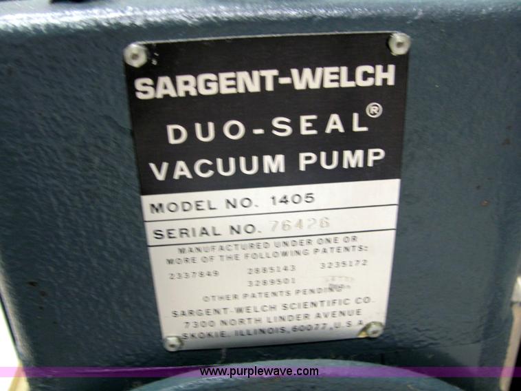 Sargent Welch Duo seal vacuum pump in Wichita, KS Item 6937 sold
