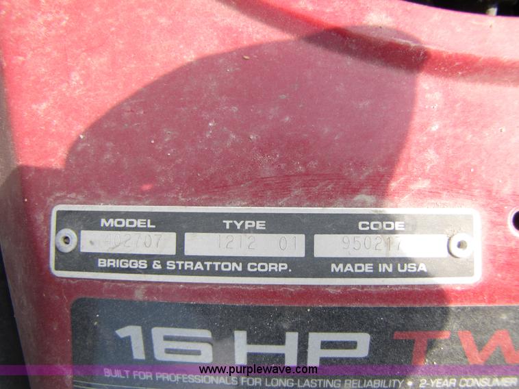 image for item 3500 Mastercraft lawn mower