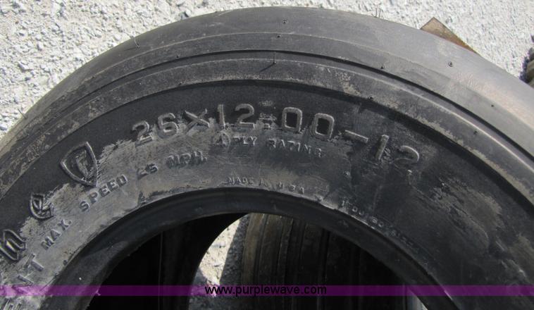 image for item 3502 (2) 26x12.00-12 tires