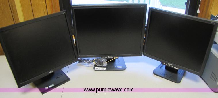 image for item 3603 (3) Acer flatscreen monitors