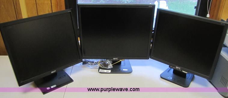 image for item 3603 (3) Acer flatscreen monitors