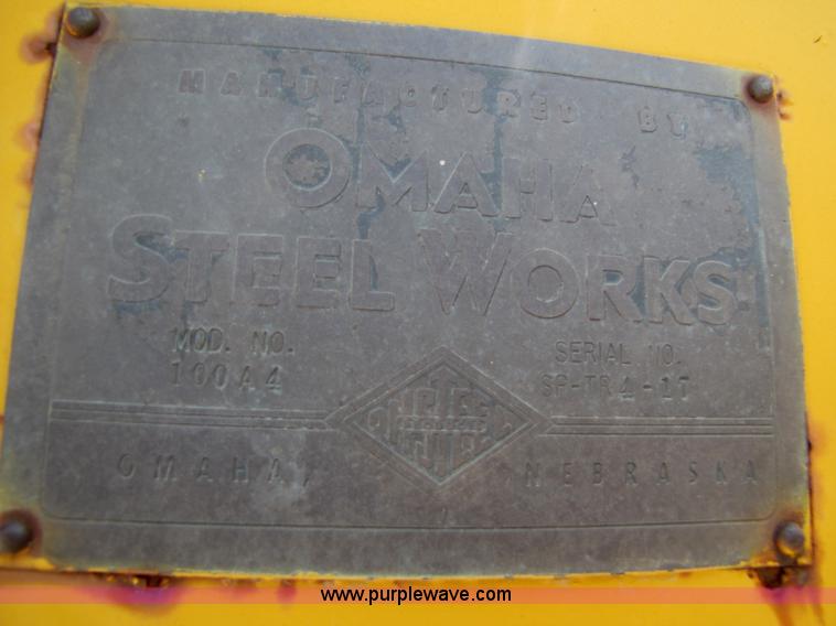 image for item 3614 Omaha Steelworks snow plow