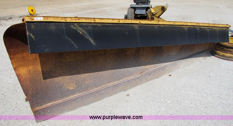 image for item 3616 Snow plow blade with mounting bracket