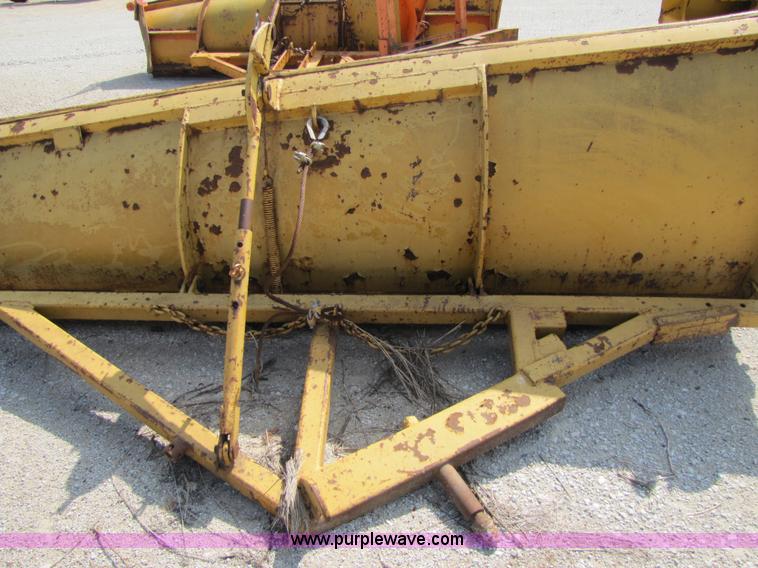 image for item 3616 Snow plow blade with mounting bracket