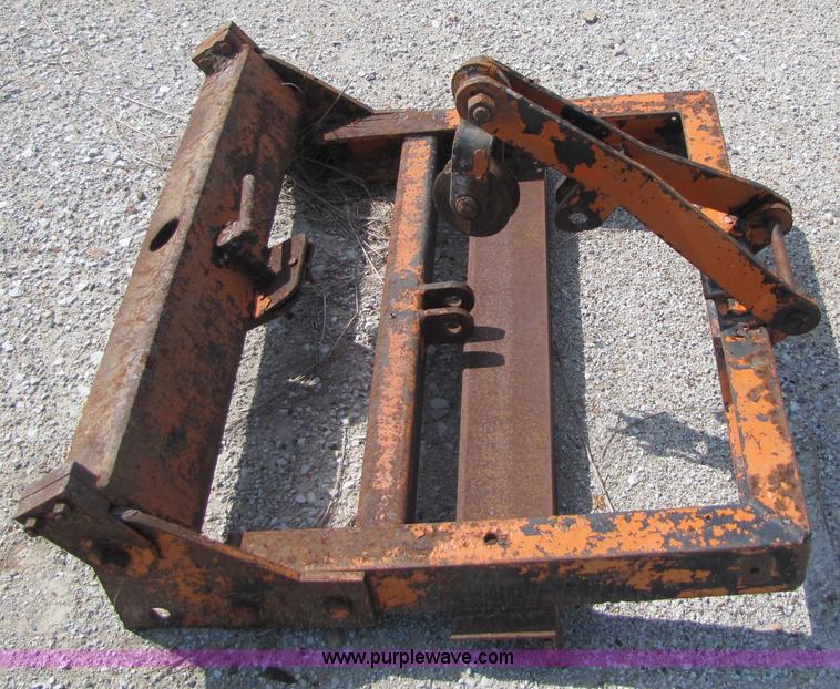 image for item 3616 Snow plow blade with mounting bracket