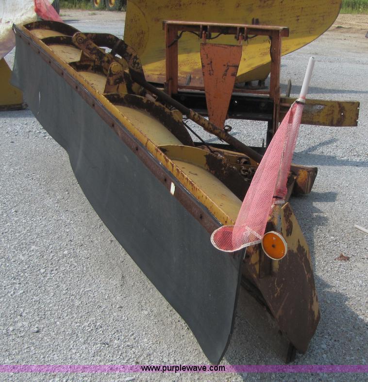 image for item 3617 Snow plow blade with mounting bracket