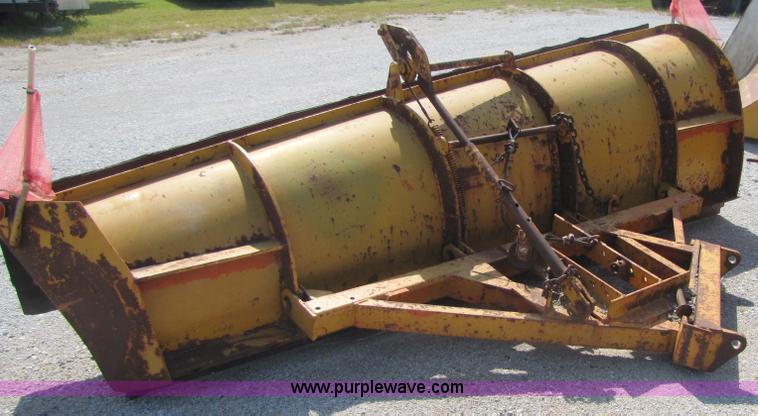 image for item 3617 Snow plow blade with mounting bracket