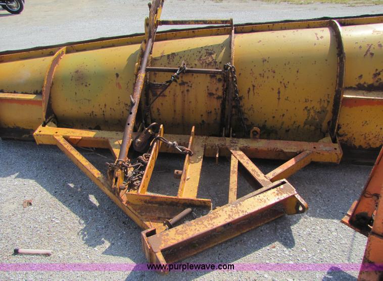 image for item 3617 Snow plow blade with mounting bracket