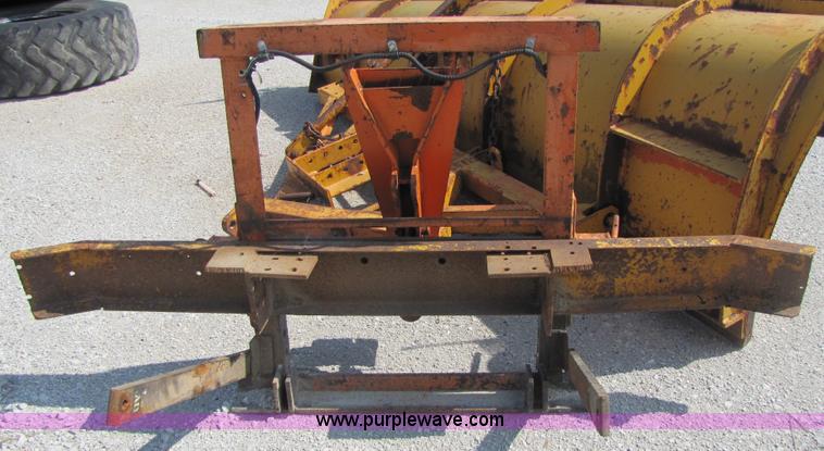 image for item 3617 Snow plow blade with mounting bracket