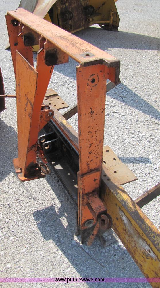 image for item 3617 Snow plow blade with mounting bracket
