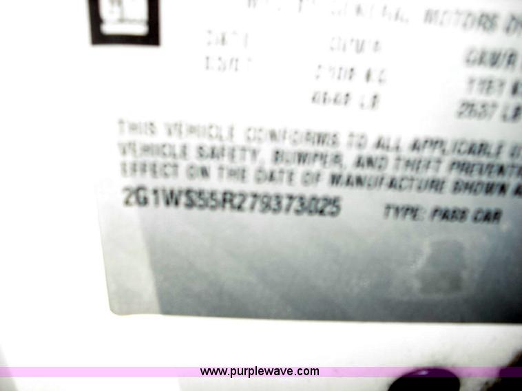 image for item 3625 2007 Chevrolet Impala Police