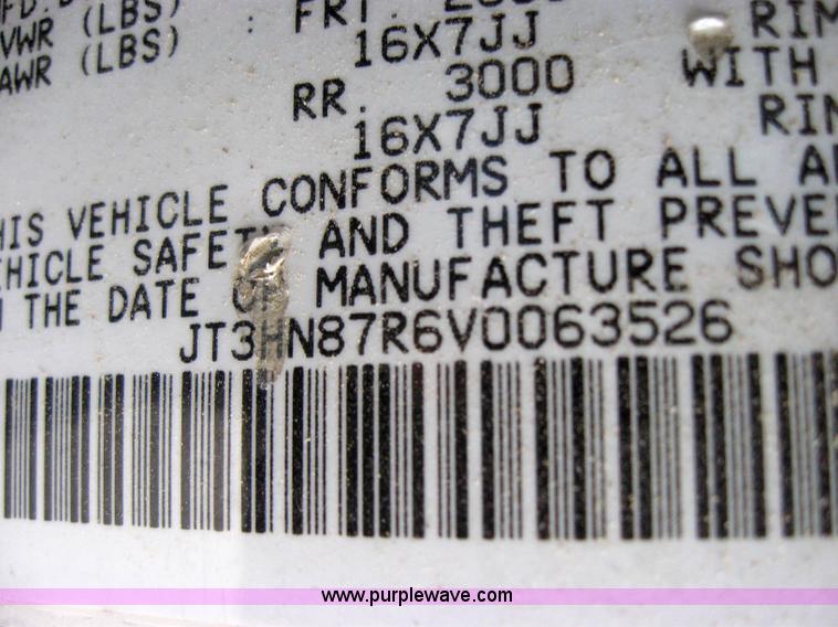 image for item 2788 1997 Toyota 4 Runner LTD