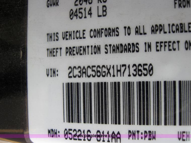 image for item 2789 2001 Chrysler LHS