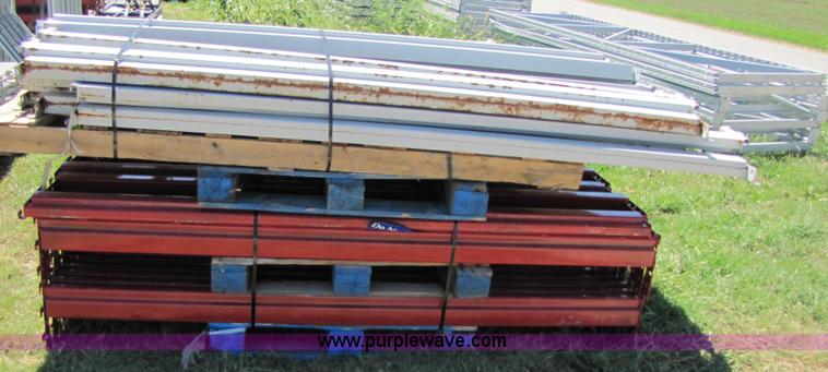 image for item 3104 Assorted pallet rack cross beams