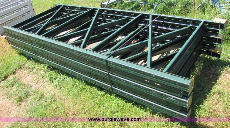 image for item 3112 (24) 90" pallet rack cross beams, U-Rack