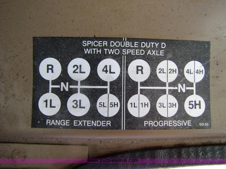 image for item 3121 1986 International Series 1754 box truck