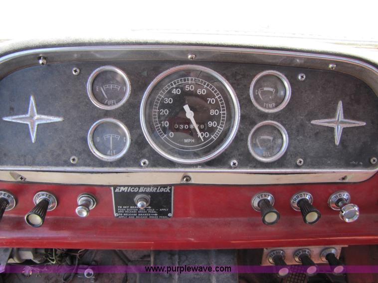 image for item 3122 1967 Ford 750 fire truck