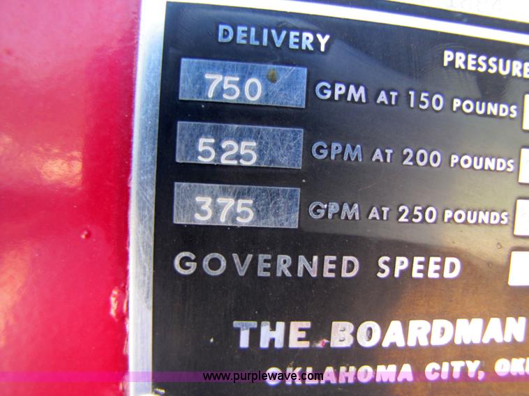 image for item 3122 1967 Ford 750 fire truck