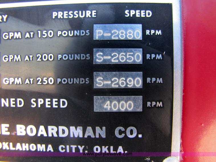 image for item 3122 1967 Ford 750 fire truck