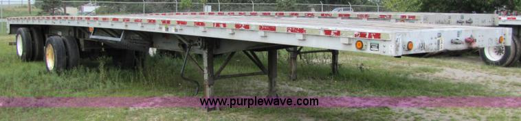 image for item 3504 1998 Wilson 48' flatbed trailer